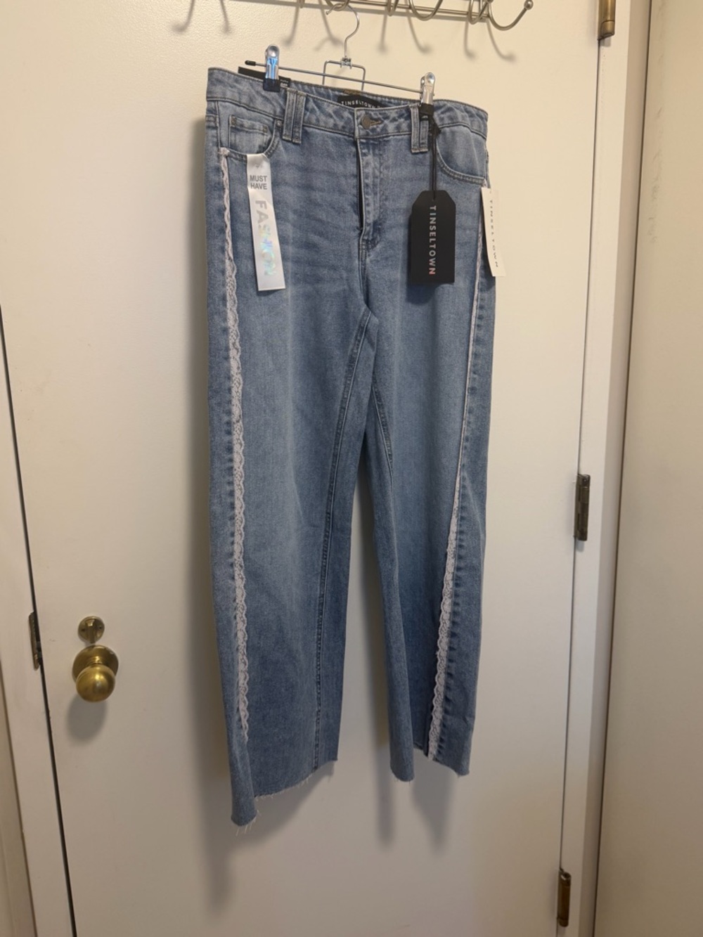 Light Wash Baggy Jeans size 13 NWT